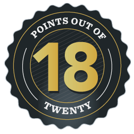 Awarded 18/20 Points