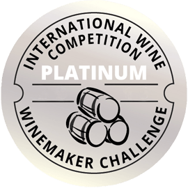 Awarded Platinum Medal: Winemaker Challenge