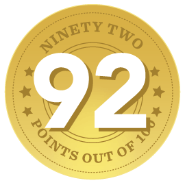 Awarded 92/100 Points Awarded 92/100 Points