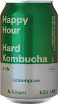 Mama's Brew Happy Hour Hard Kombucha Lemongrass & Ginger (330ml) (4x6pk)