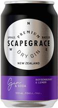 Scapegrace Gin & Soda With Boysenberry & Lemon (330ml) (10pk)