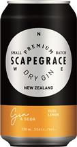 Scapegrace Gin & Soda With Yuzu & Lemon (330ml) (10pk)