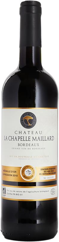 Chateau La Chapelle Maillard Bordeaux Rouge 2015 (France)
