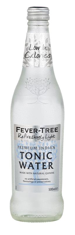 Fever Tree Premium Naturally Light Tonic Water 8 X 500ml