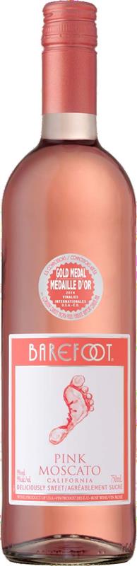 Barefoot Pink Moscato Rosé NV (California)