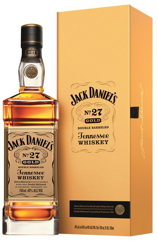 Jack Daniel's Old No 7 Tennessee Whiskey Gold 700ml (Gift Box)