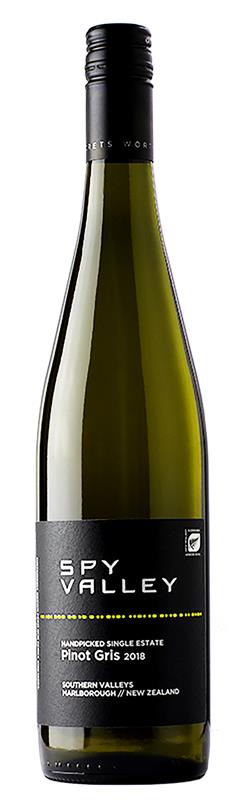 Spy Valley Single Estate Marlborough Pinot Gris 2018