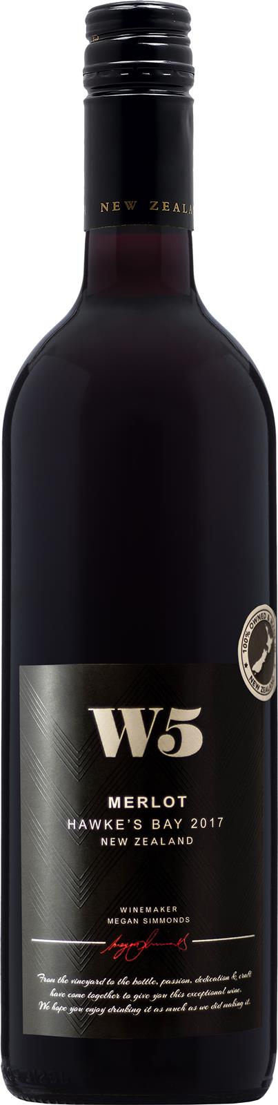 W5 Hawke's Bay Merlot 2017