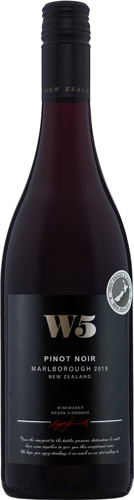 W5 Marlborough Pinot Noir 2018 Buy Nz Wine Online Black Market