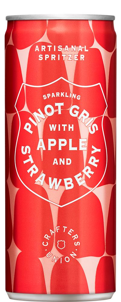 Crafters Union Artisanal Spritzer Sparkling Pinot Gris with Apple & Strawberry NV (Australia) (C/S)