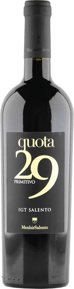 Cantine Menhir Quota 29 Primitivo 2015 (Italy)