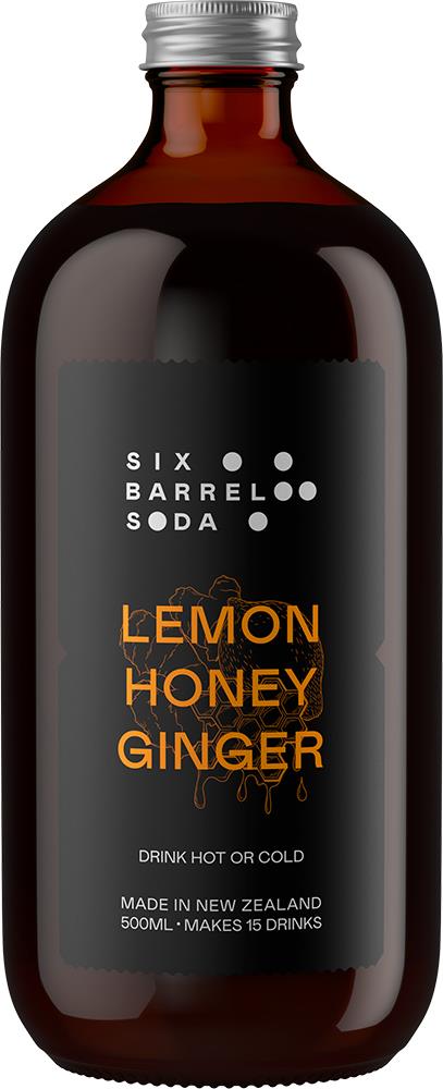 Six Barrel Soda Co. Lemon Honey Ginger Syrup (500ml)