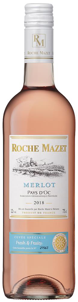 Roche Mazet Pays D'Oc Merlot Rosé 2018