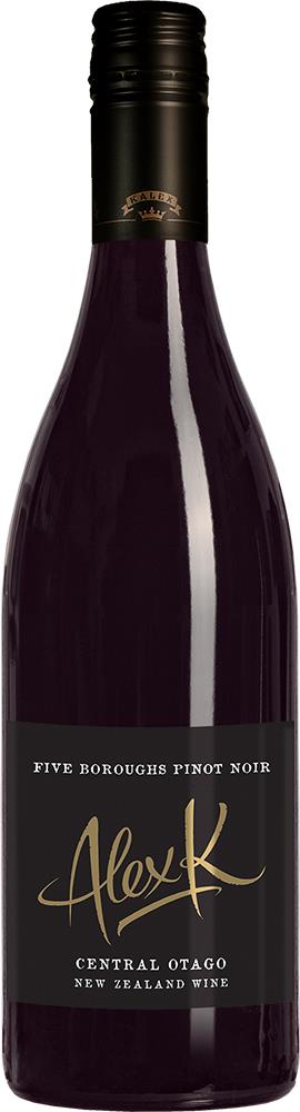 Alex K Five Boroughs Central Otago Pinot Noir 2016 (Export label by Kalex Wines)
