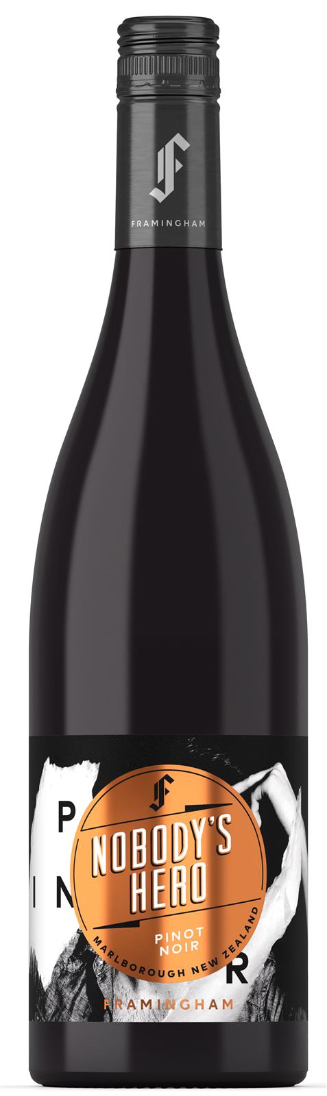 Framingham's 'Nobody's Hero' Limited Edition Marlborough Pinot Noir 2019