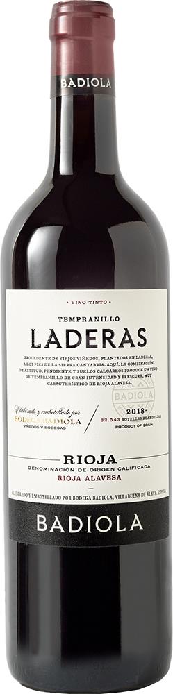 Badiola Tempranillo de Laderas Rioja 2018 (Spain)