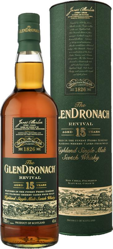 GlenDronach Revival 15yo Single Malt Scotch Whisky (700ml)