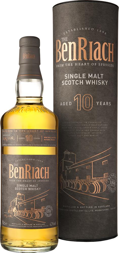 BenRiach 10yo Single Malt Scotch Whisky (700ml)