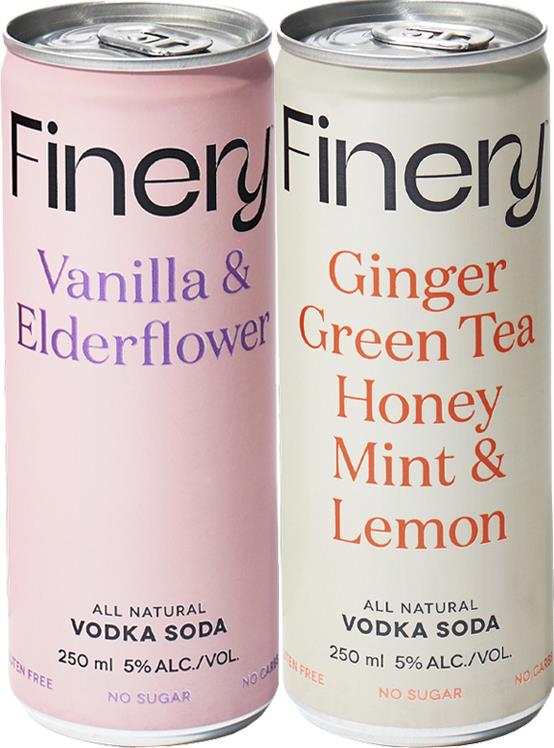 Finery Vanilla-Ginger Mix Vodka Soda (250ml)
