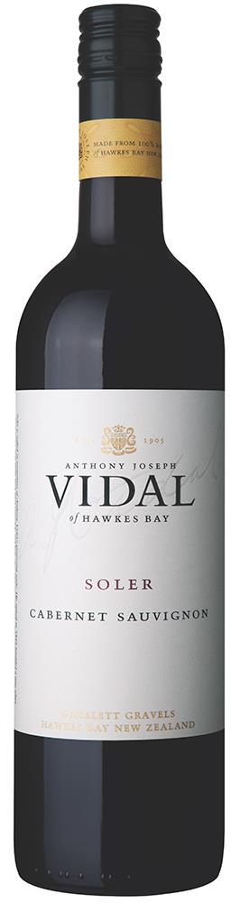 Vidal Soler Gimblett Gravels Hawkes Bay Cabernet Sauvignon 2018