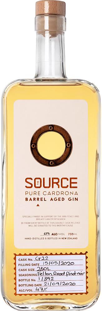 The Source Pure Cardrona Barrel Aged Pink Gin (750ml)