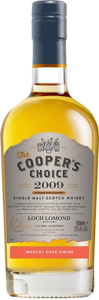 Cooper's Choice Loch Lomond Highland Single Malt Whisky 2009 (700ml)