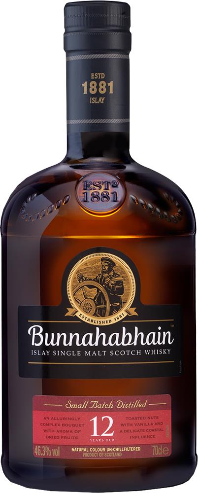 Bunnahabhain 12 Year Old Islay Single Malt Scotch Whisky (700ml)