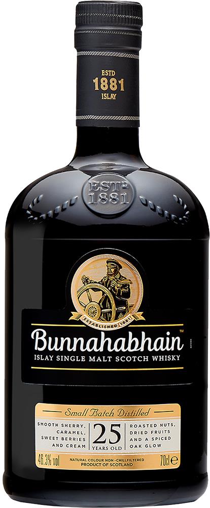 Bunnahabhain 25 Year Old Islay Single Malt Scotch Whisky (700ml)