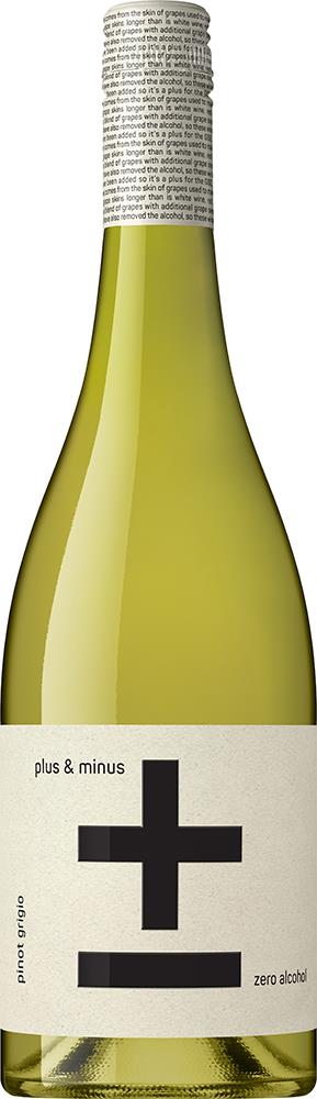 Plus & Minus Zero Alcohol Pinot Grigio 2020 (Australia)