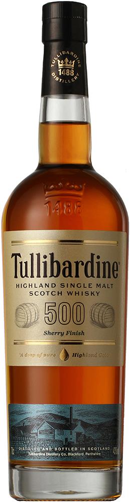 Tullibardine 500 Sherry Finish Highland Single Malt Scotch Whisky (700ml)