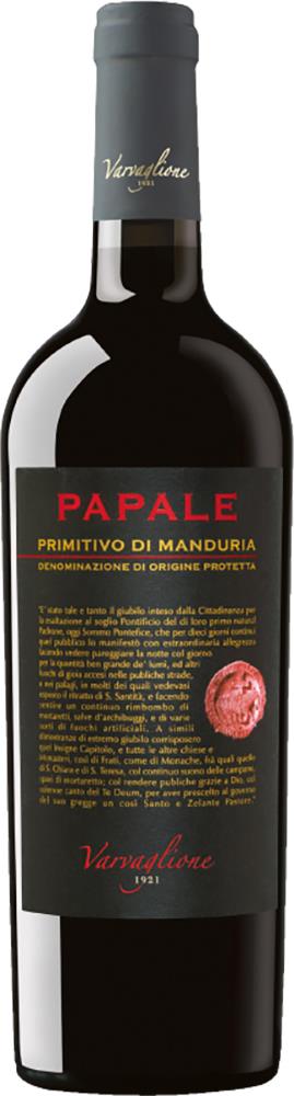 Varvaglione Papale Primitivo Di Manduria 2015 (Italy)