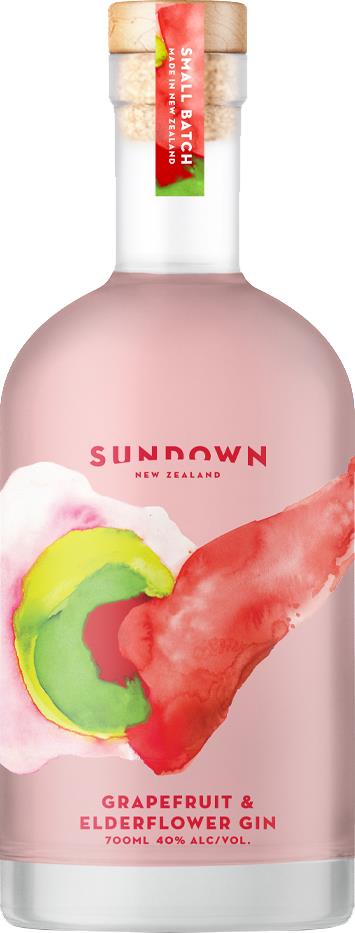 Sundown Grapefruit & Elderflower Gin (700ml)