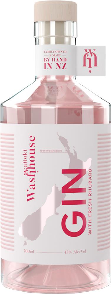 Washhouse Gin with Fresh Rhubarb (700ml)