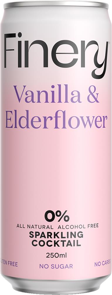 Finery 0% Vanilla & Elderflower Sparkling Cocktail (250ml)