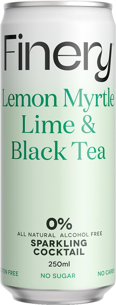Finery 0% Lemon Myrtle, Lime & Black Tea Sparkling Cocktail (250ml)