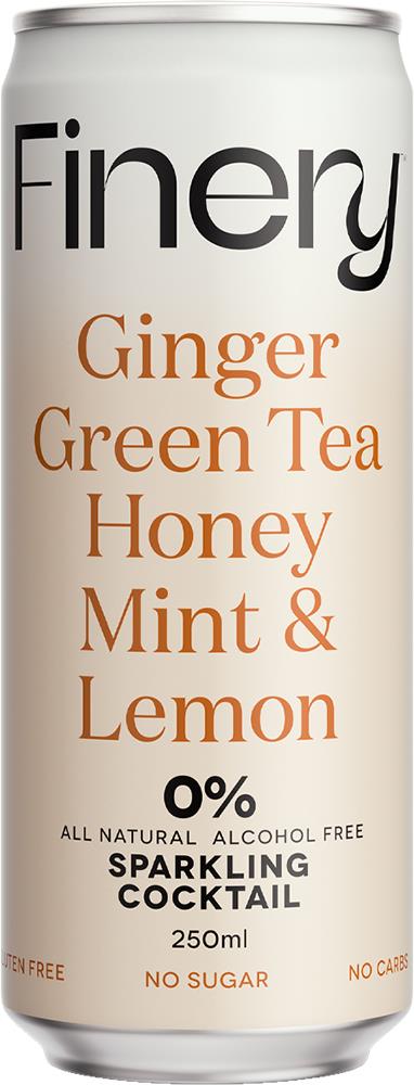Finery 0% Ginger, Green Tea, Honey, Mint & Lemon Sparkling Cocktail (250ml)