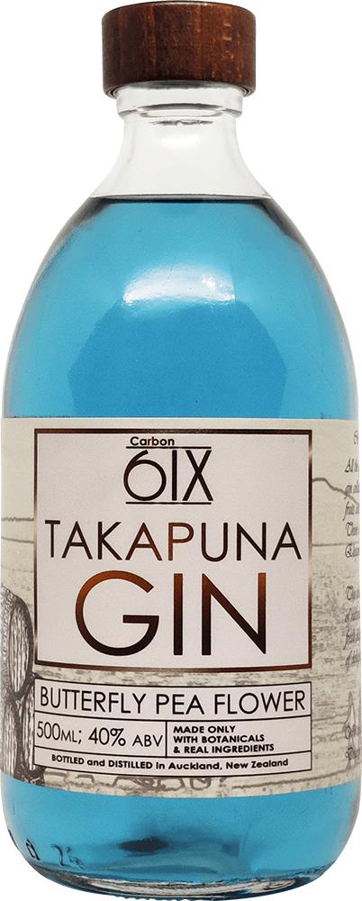 CarbonSix Takapuna Butterfly Pea Flower Gin (500ml)