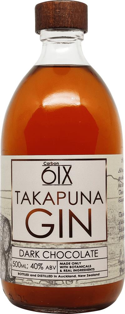 CarbonSix Takapuna Dark Chocolate Gin (500ml)