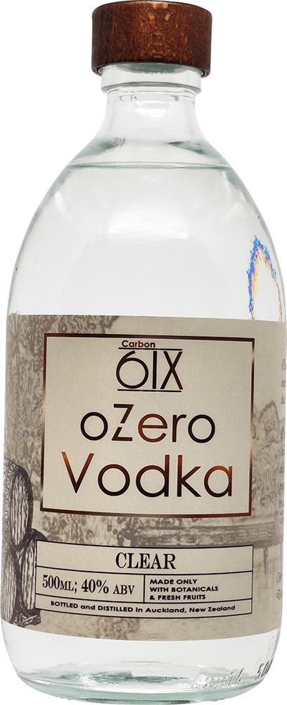 CarbonSix Ozero Clear Vodka (500ml)