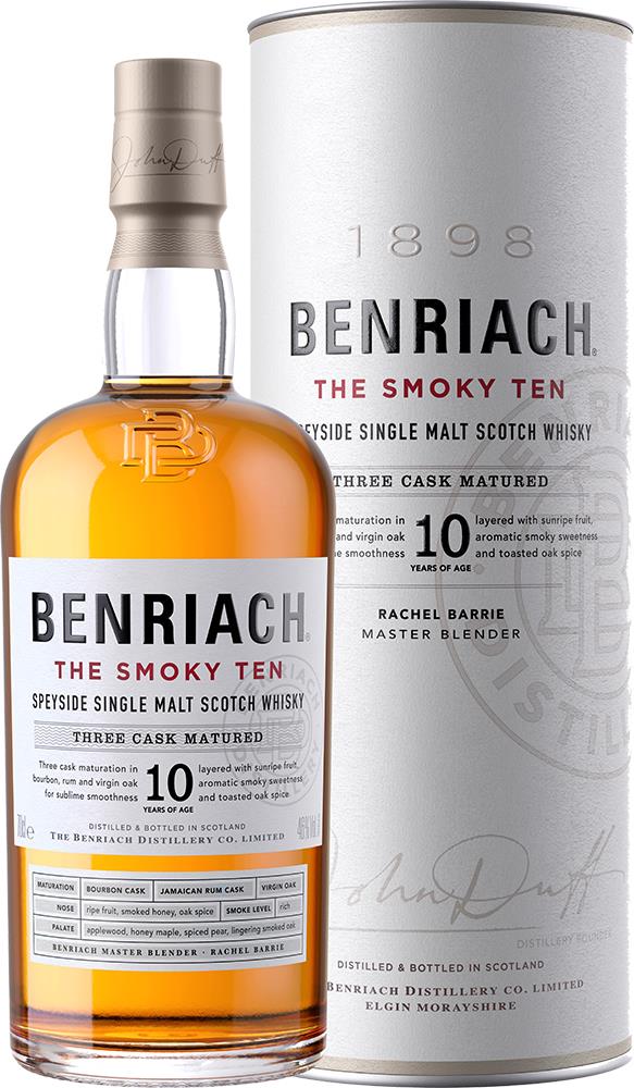 Benriach The Smoky 10yo Speyside Single Malt Scotch Whisky (700ml)