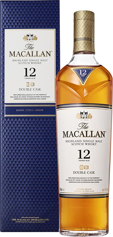 The Macallan 12yo Double Cask Highland Single Malt Scotch Whisky (700ml)