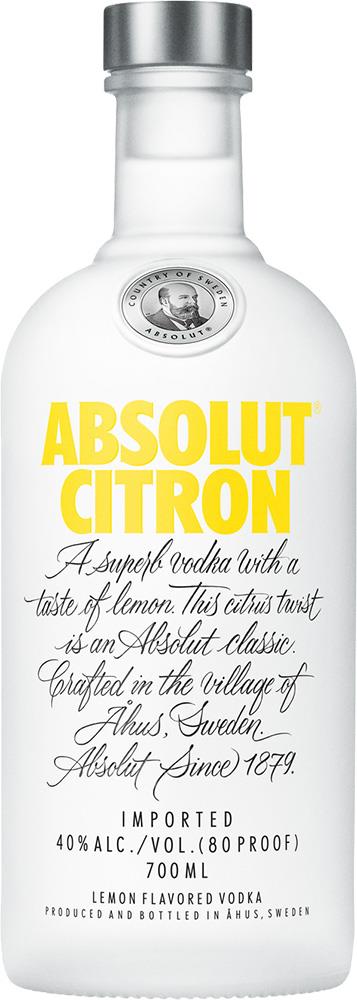 Absolut Citron Vodka (700ml)