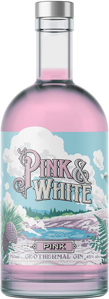 Pink & White Geothermal Pink Gin (750ml)