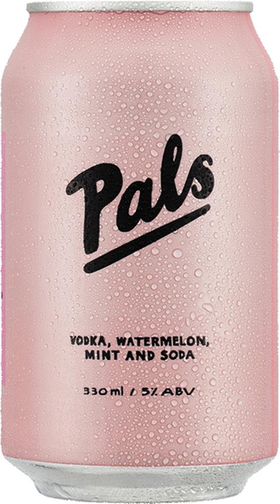 Pals Vodka, Watermelon, Mint & Soda (330ml) (6x10pk)