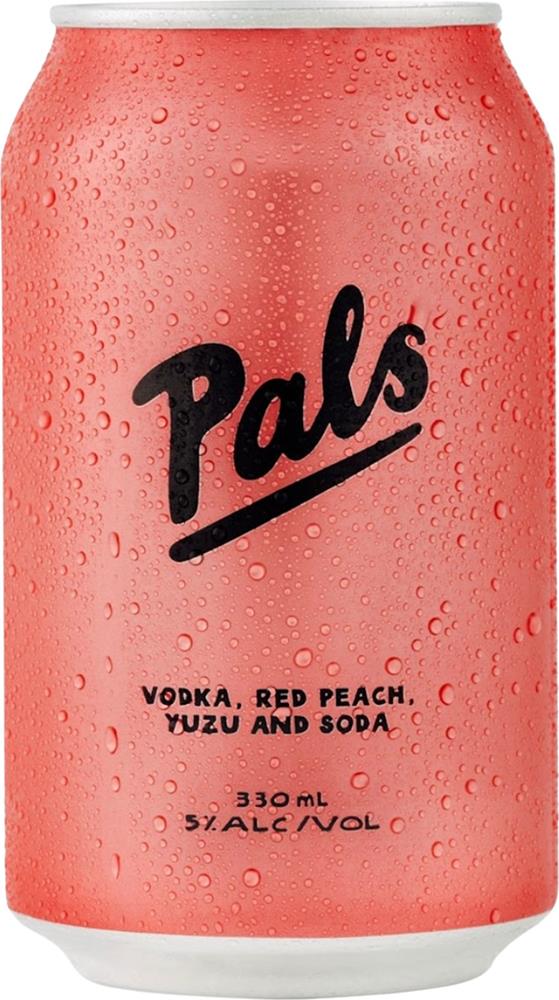 Pals Vodka, Red Peach, Yuzu & Soda (330ml) (6x10pk)