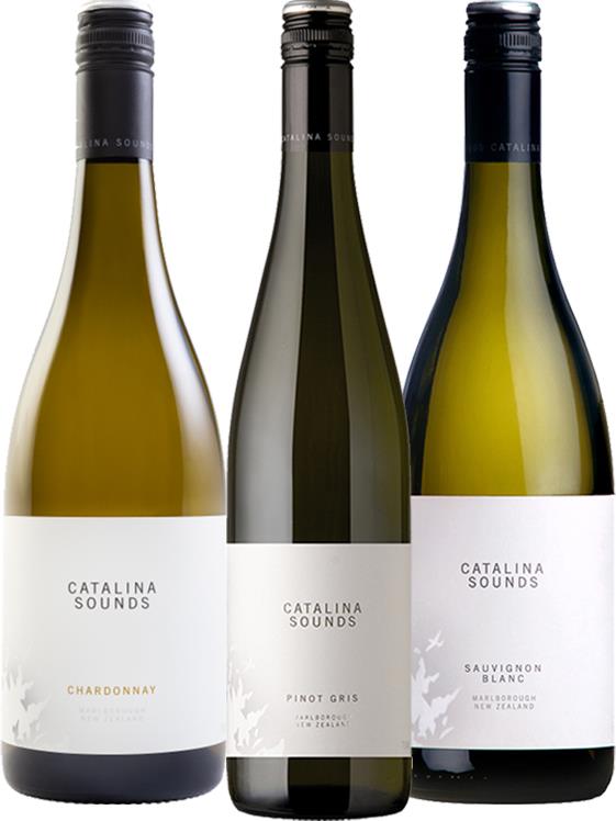 Catalina Sounds Summer Whites Collection Buy NZ wine online Black