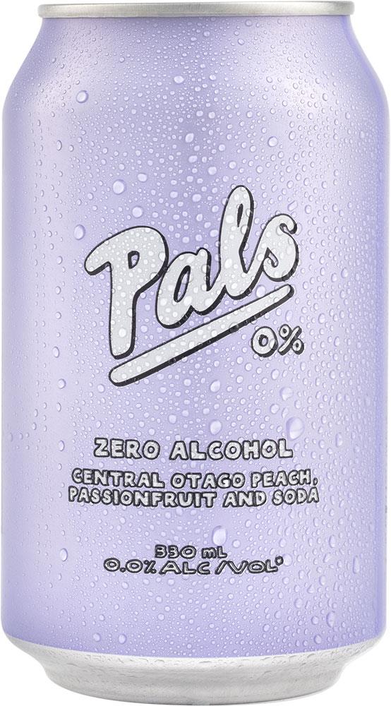 Pals 0% Central Otago Peach, Passionfruit & Soda (330ml) (4x6pk)