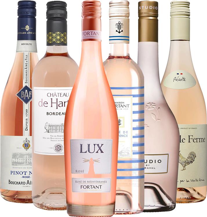 The Romantic French Rosé Collection (France) | Buy NZ wine online ...