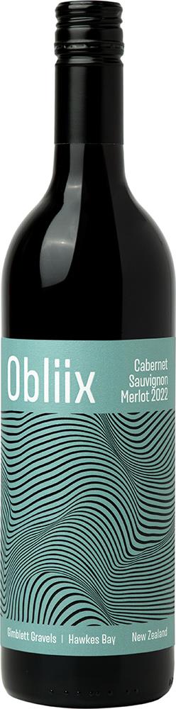 Obliix Gimblett Gravels Hawke's Bay Cabernet Sauvignon Merlot 2022