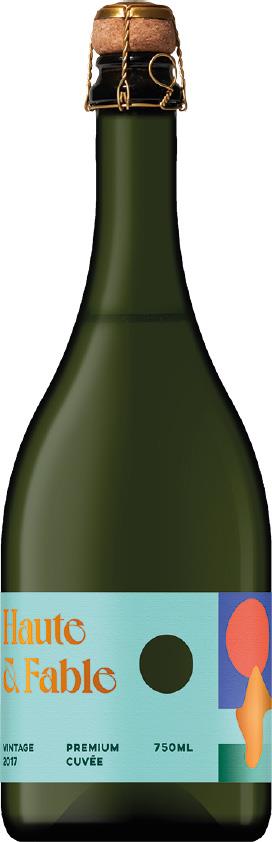 Haute & Fable Premium Cuvée Sparkling Pinot Chardonnay 2017 (Australia)